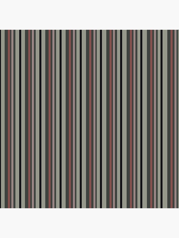 Dark Floral Stripe by MeredithWatson