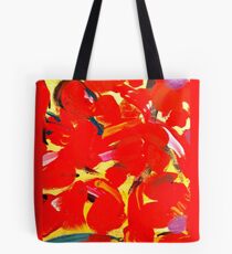 Red Petals Tote Bag