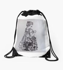 Wearable art Drawstring Bag