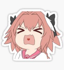 Astolfo Yelling Heart Sticker