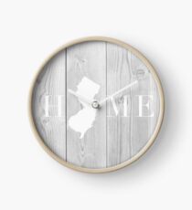New Jersey Shaped Home Clock