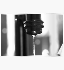 Water BW Poster