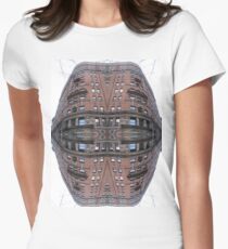  Architectural fantasies on the theme of Manhattan Women's Fitted T-Shirt