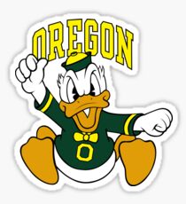 Oregon Donald Duck Sticker