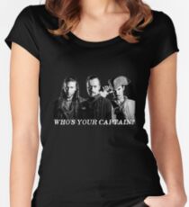Who's Your Captain? Women's Fitted Scoop T-Shirt