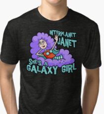 Interplanet Janet Tri-blend T-Shirt