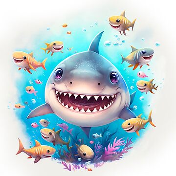 Baby sharks , sea, cartoon, animation, download free baby shark transparent  PNG images for your works. This is i…