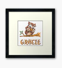 Gracie Owl Framed Print