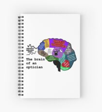 The Brain of an Optician Spiral Notebook
