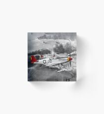 Red Tails Acrylic Block
