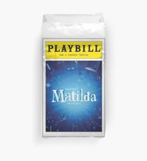 Matilda Playbill Duvet Cover