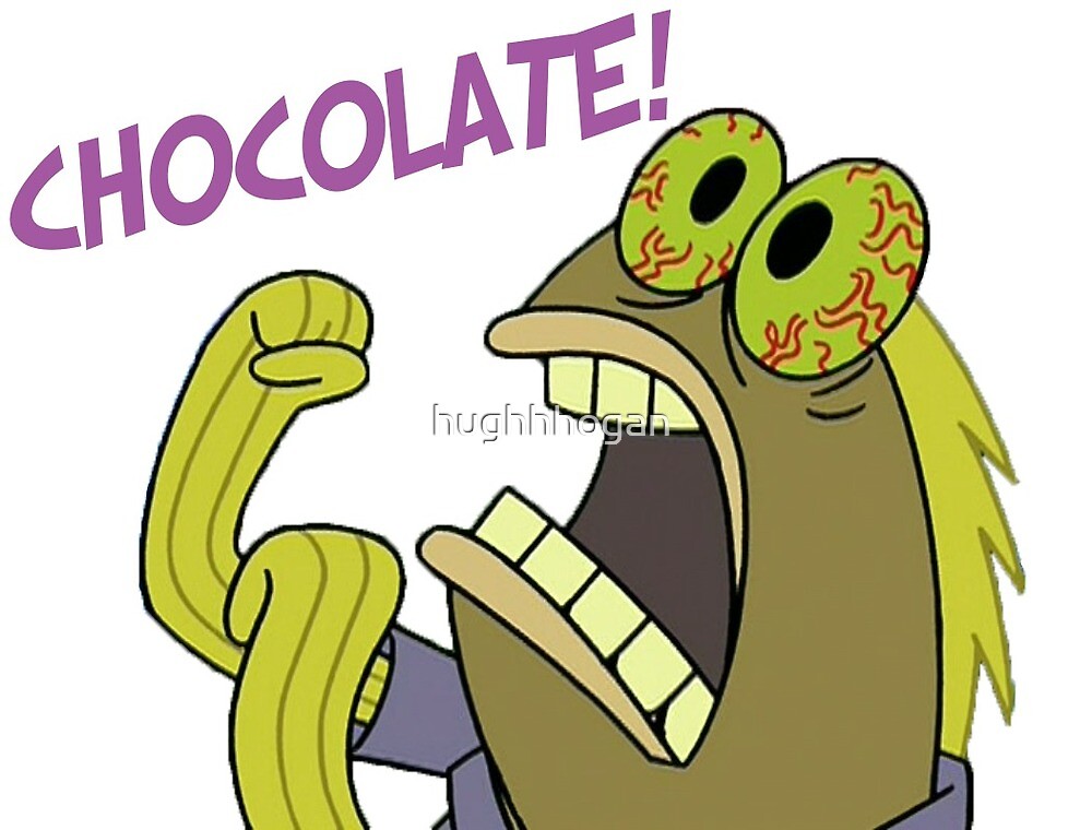 "Spongebob Chocolate" by hughhhogan Redbubble