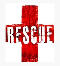 RESCUE Photographic Print