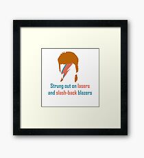 Aladdin Sane Framed Print