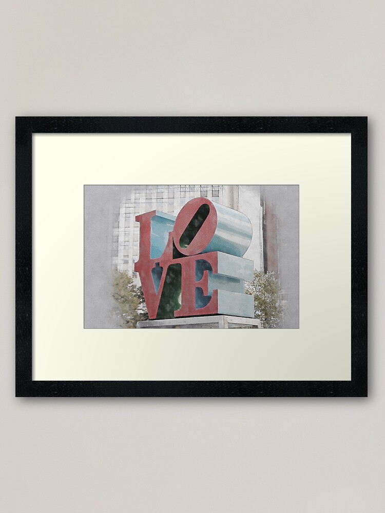 Alternate view of Philly Love Framed Art Print