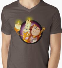 ZOOM LIGHT BIG BEN Men's V-Neck T-Shirt