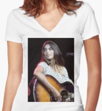 Emmylou Harris Women's Fitted V-Neck T-Shirt