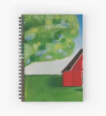 Red Barn Spiral Notebook