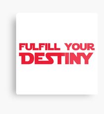 STAR WARS - "Fulfill Your Destiny" Metal Print