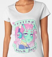 Resting Bitch Face Women's Premium T-Shirt