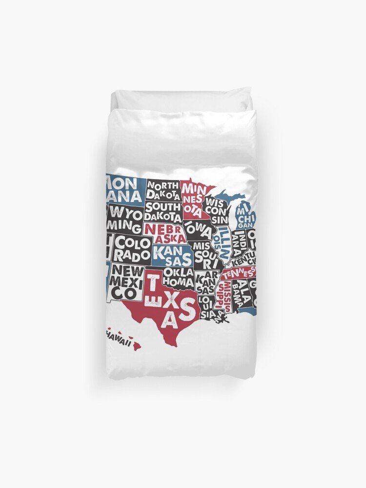 Poster Map United States America State Stock Vektorgrafik