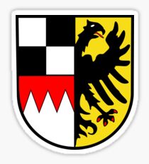 Middle Franconia coat of arms, Germany Sticker