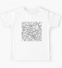 2nd arrondissement - Paris - France - Minimalist Design Map Kids Tee