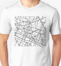 2nd arrondissement - Paris - France - Minimalist Design Map Unisex T-Shirt
