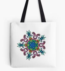 Mandala fleuri coloré Tote Bag