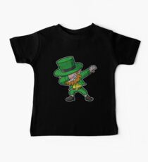 Irish Dabbing Leprechaun Dab Baby Tee