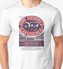 Vintage Jimi Hendrix Poster Design Unisex T-Shirt