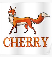 Cherry Fox Poster