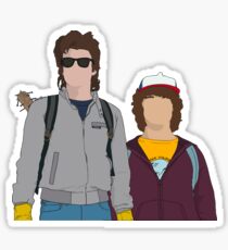 Dustin and Steve Design Sticker
