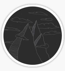 mountains Sticker