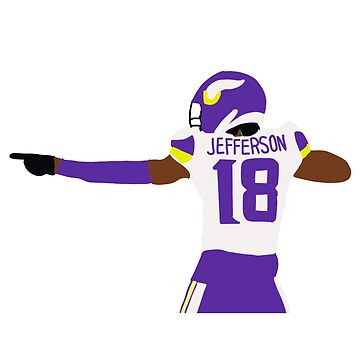 Justin Jefferson Catch Sticker for Sale by RatTrapTees