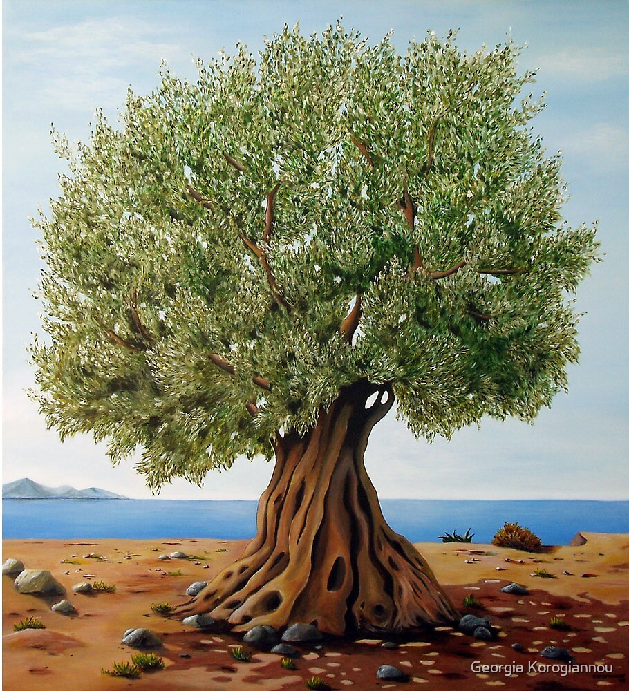 "Olive Tree" by Georgia Korogiannou | Redbubble