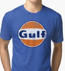 Gulf Racing Retro Tri-blend T-Shirt