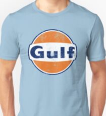 Gulf Racing Retro Slim Fit T-Shirt