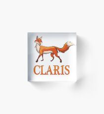 Claris Fox Acrylic Block