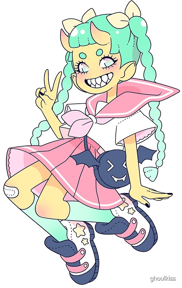 "Pastel Demon 1" by ghoulkiss Redbubble