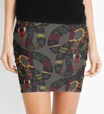 geo snakes lead Mini Skirt