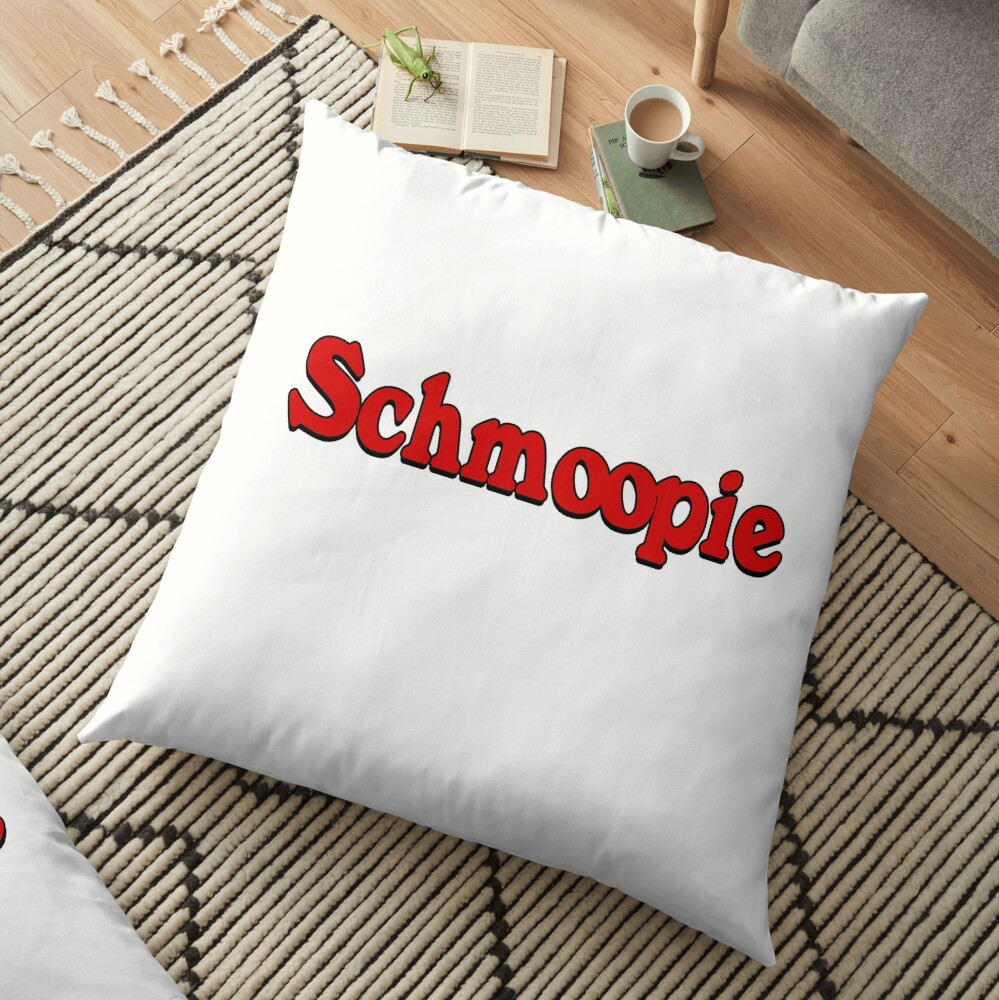 Schmoopie sticker Floor Pillow