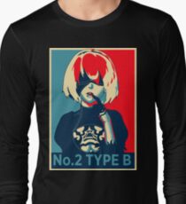 2B Nier H o p e Poster Long Sleeve T-Shirt