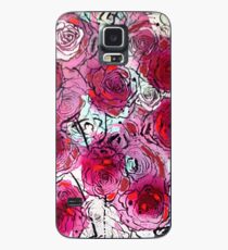 Burgundy Roses Case/Skin for Samsung Galaxy