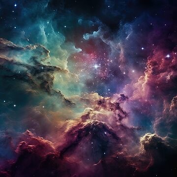 Artwork thumbnail, Surreal Cosmos - Galaxy of Colors by futureimaging