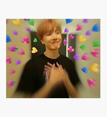 Jhope Heart Meme Photographic Print