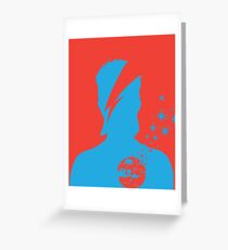 Ziggy Stardust Greeting Card