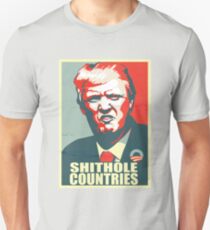 The President Trump Shithole Countries T-Shirt Unisex T-Shirt