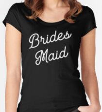 Bridesmaid T-shirt Women's Fitted Scoop T-Shirt