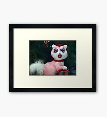 Oh Santa Baby Framed Print